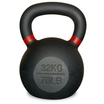 Cast Iron Kettlebells for Full Body Workout - Premium Strength Training Equipment with Ergonomic Grip - Durable Exercise Weights for Home Gym Fitness - Multiple Weight Options Available