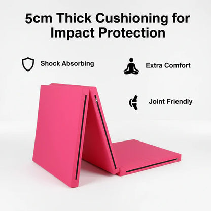 5cm thick cushioning for impact protection