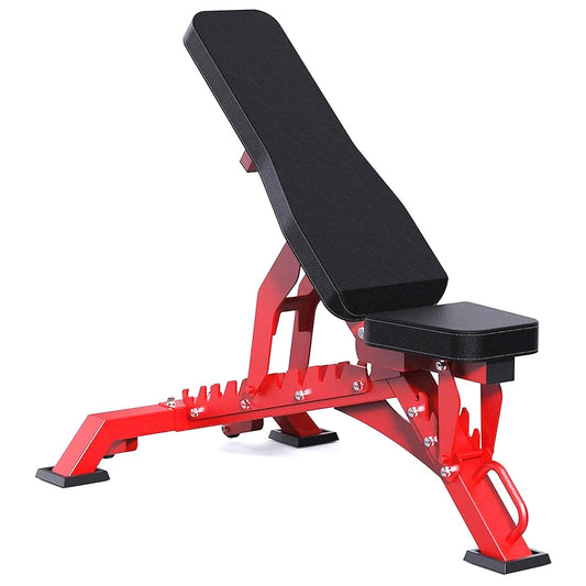 Commercial Weight Bench – Heavy-Duty Adjustable Bench Press for Home & Gym | Incline, Decline & Flat Strength Training Bench with Extra Headrest | Full-Body Workout Bench for Extreme Stability