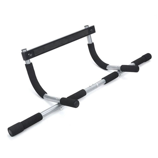 Doorway Pull-Up Bar – No Drilling Required Chin-Up Bar with Padded Multi-Grip Handles | Fits 61–81cm Door Frames | Heavy-Duty Foldable Upper Body Trainer | Door Mounted Pull-Up Bar for Home Gym