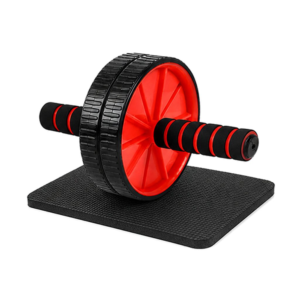 Double-Wheel Ab Roller with Knee Pad