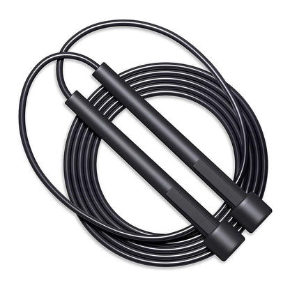 PVC Adjustable Skipping Rope – Tangle-Free Speed Jump Rope with Non-Slip Handles, Adjustable Length for Men, Women & Kids, Ideal for Boxing, MMA, Cardio & Home Workouts