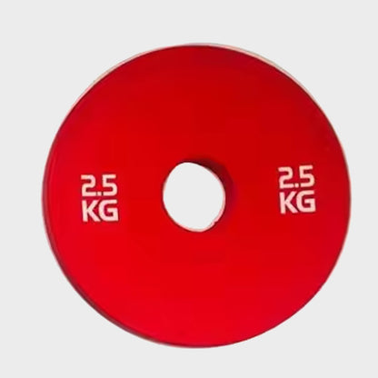 Olympic Fractional Weight Plates – Colour Coded Rubber Coated Cast Iron Bumper Plates, Precision Change Discs for Incremental Weightlifting & Home Gym Training