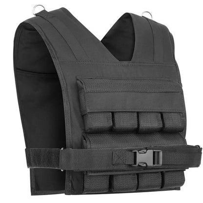 30kg Adjustable Weighted Vest – 600D Oxford Cloth, Secure Fit & Even Load for Strength, Cardio & Endurance Training at Home Gym